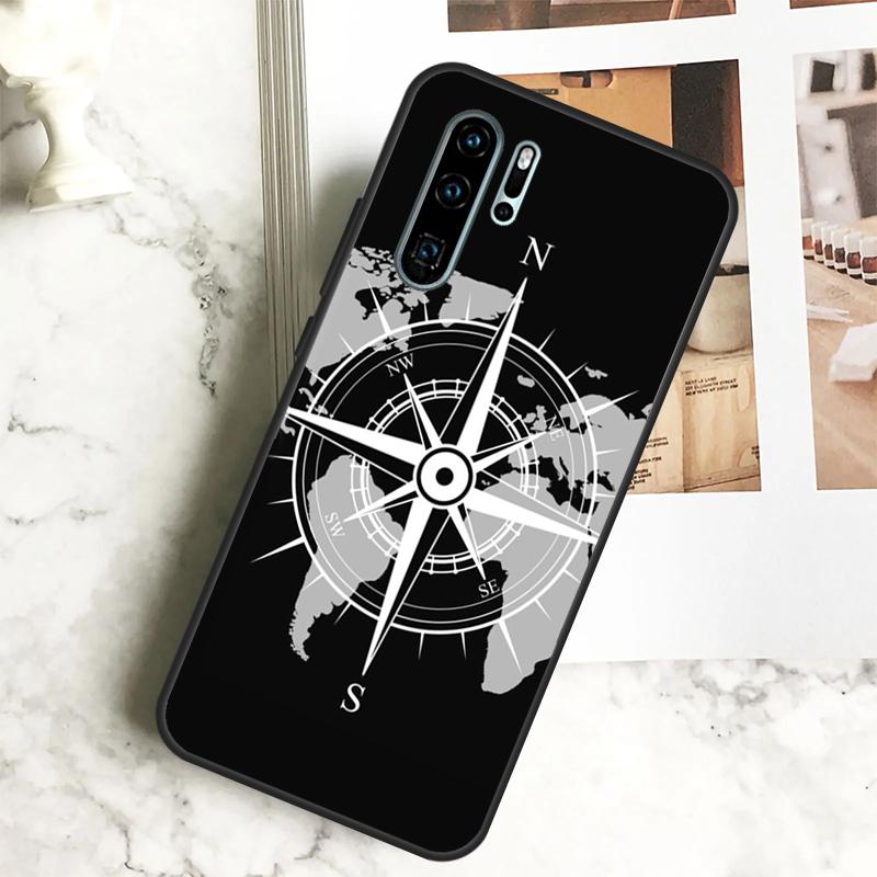 Чехол-компас для Huawei Nova 5T 9 10 SE 7i 8i 11i 12i Y60 Y61 Y70 Y72 Y73 Y90 Y91 P20 P40 P30 Lite