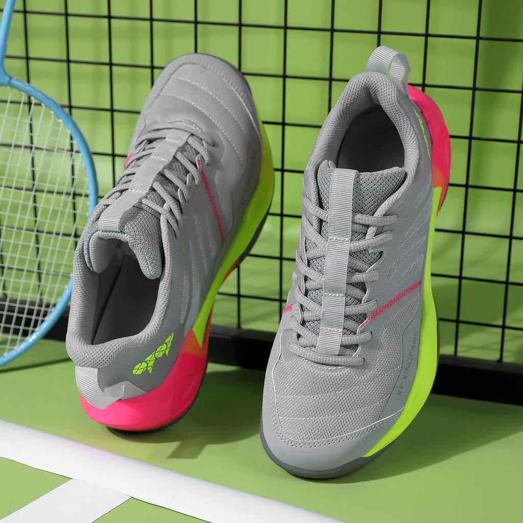 Unisex Wide Fit Tennis Badminton Court Shoes MD Sole TPU Sport Sneakers Sizes 36-45 for Walking Travel and Daily Wear