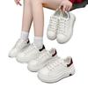 Pearl Women's High-End White Sneakers - Spring/Autumn Thick Sole, Height-Boosting, Versatile Sports Casual Shoes
