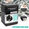 Electronic Password Money Box Code Key Lock Piggy Bank Mini Safe Coins Cash Saving Money Box Counter Home Decor Child Gift Automatic