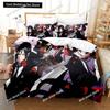Новый комплект постельного белья Anime Black Butler Cool Sebastian Ciel Dakimakura для взрослых, пододеяльник, односпальный, двухспальный, из микрофибры