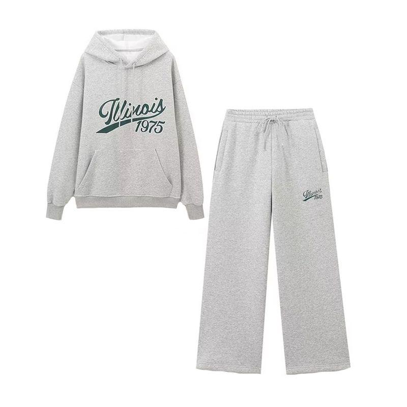 Kaslead New Arrival Women's Clothing Fashion Style Fashion Hooded Sweatshirt Casual Pants 1131843 1131844