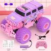 Розовый радиоуправляемый внедорожник Hummer от Barbie с большими колесами