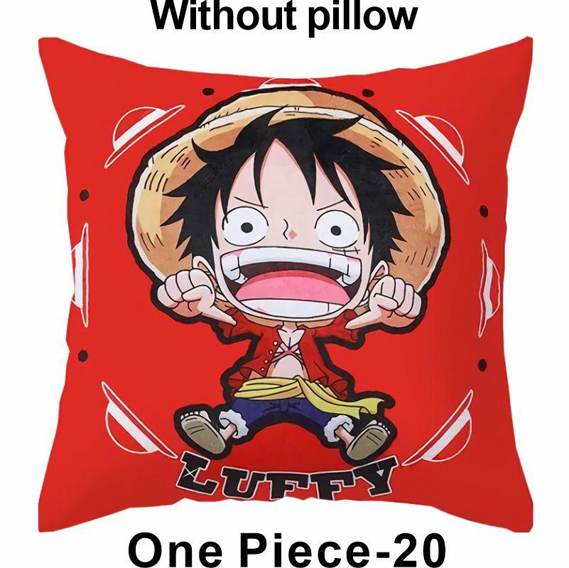 Наволочка с изображением Манки Д. Луффи из One Piece Эксклюзивная лимитированная серия для фанатов аниме Декор в тематике сокровищ для спальни студенческого общежития
