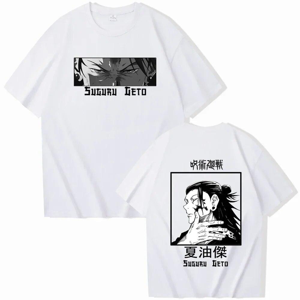 Suguru Geto Jujutsu Kaisen Graphic T-shirt Fashion Harajuku Hip Hop Streetwear Oversized T-shirt Unisex Top Unisex Clothing