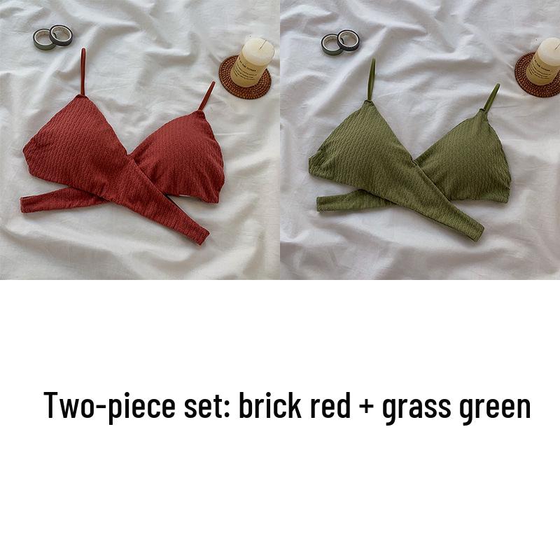 Cross-Back Spaghetti Strap Tube Top with Chest Pads - Sexy Strapless Hollow-Out Base Layer for Women