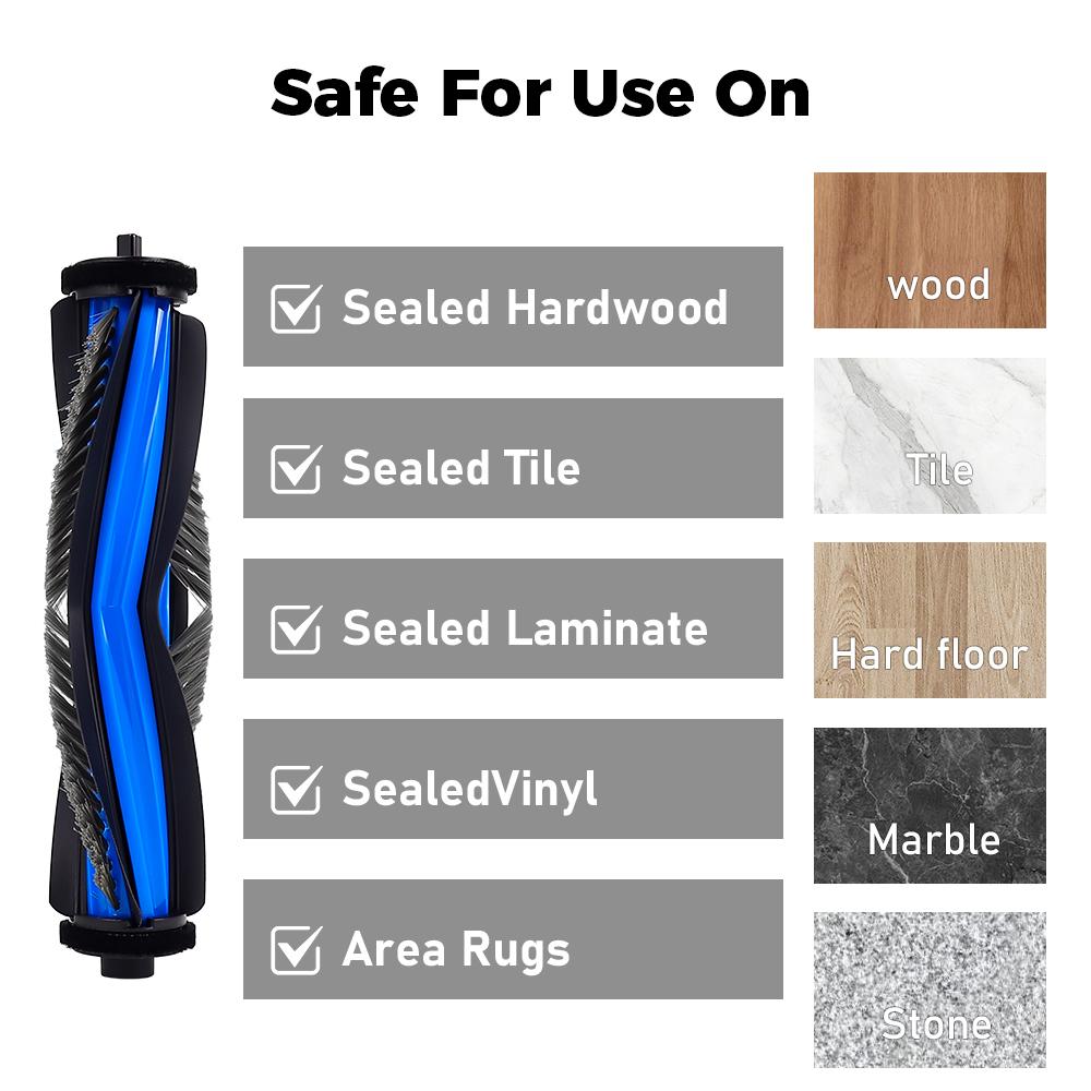 For Ecovacs Deebot T50 Pro/T50 PRO OMNI/T50 OMNI/X8 Pro OMNI/X8 Pro OMNI/N30 Omni/T80 Omni Robot Vacuum Cleaner Main Brush Parts