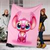 Stitch Fantasy Flannel Fleece Blanket Cozy Warm Throw Blanket For Couch Bed Travel All Season Use