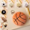 Ball Simulation Keychain Cute Cartoon Girls Children Backpack Hanging Ornaments