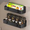 Wall Mounted Magnetic Spice Rack Large Capacity Kitchen Storage Shelves  for Washing Machine