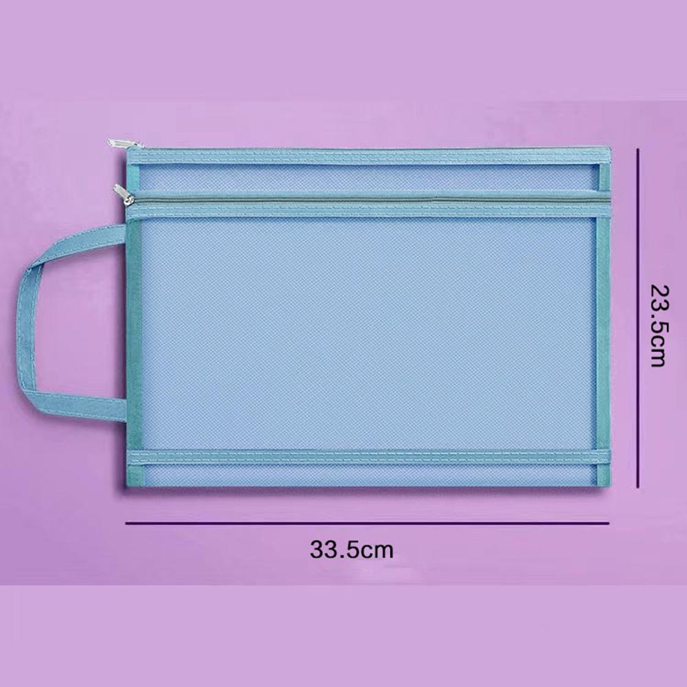 А4 сетчатый мешок на молнии сумка для документов водонепроницаемая папка-файл на молнии школьные канцелярские принадлежности пенал косметичка для игрушек