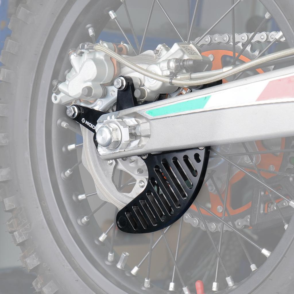 For KTM EXC 300 EXC-F 350 SX 125 SX-F 450 2004-2025 Dual Calipers Bracket Brake Disc Guard For GasGas EC300 For Husqvarna TE300