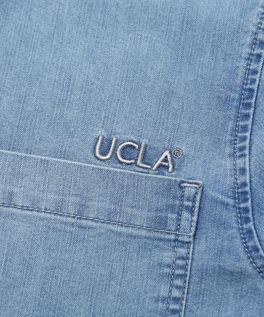 Свободная джинсовая рубашка UCLA [Светло-индиго](Uz3Ls01_03)
