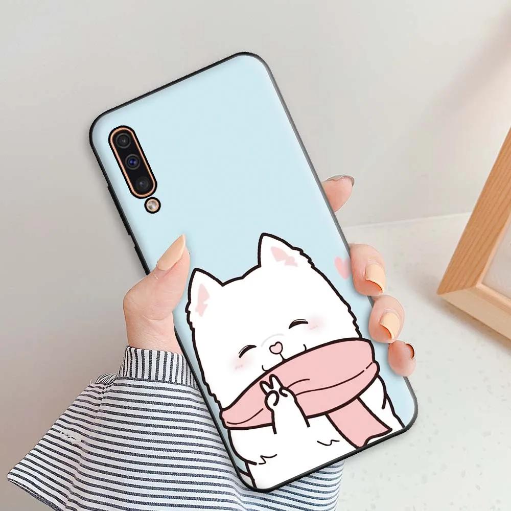 For Samsung Galaxy A50 Case For Samsung A50s A30s Phone Cases For Samsung A50 Flowers Silicone Soft TPU Fundas A 50 A30 S Bumper