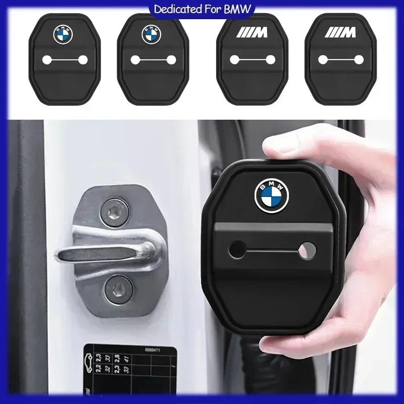 Car Door Mute Damping Cushion Silicone Door Lock Buckle Door Protective Cover For BMW X1 X3 X4 X5 M F15 X6 F16 G30 7 Series G20 KGT4