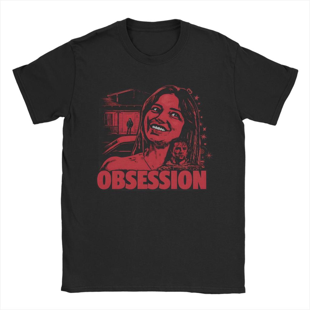 Obsession Movie Horror Vintage T Shirt For Unisex Unisex 100 Cotton Leisure TShirts Crew Neck Tee Shirt Short Sleeve Clothes