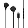 With Compatible with iPhone 16 Pro Max 10th Generation Air 4 Deep Can Make Compatible with Samsung Pixel 6a 7 8a Volume HiFi Sound Black Type-c