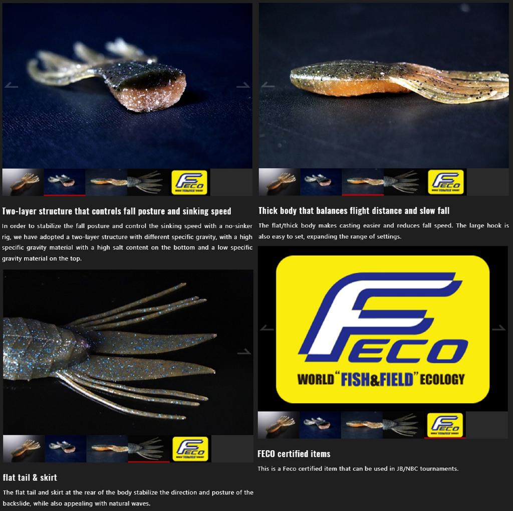 Jackall Мягкая приманка RV-Drift Craw 4 дюйма RV черный (2521)