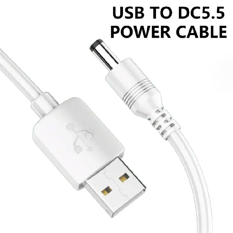 Превосходный зарядный кабель 1 м USB на DC5.5x2.1 мм Конструкция, Точная подача питания для электроники