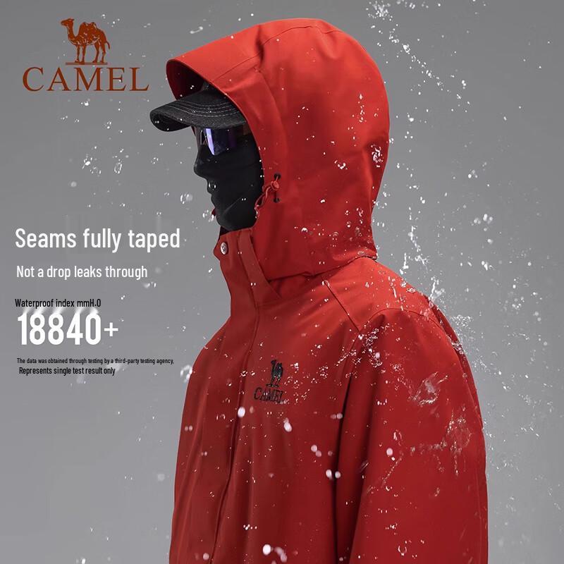 CAMEL Men's B295 3-in-1 Waterproof Outdoor Jacket