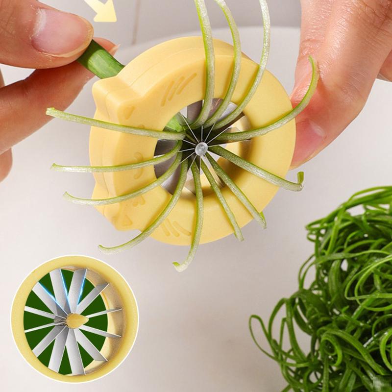 Green Onion Easy Slicer Shredder Plum Blossom Cut Green Onion Wire Drawing Superfine Vegetable Shredder Kitchens Accessories