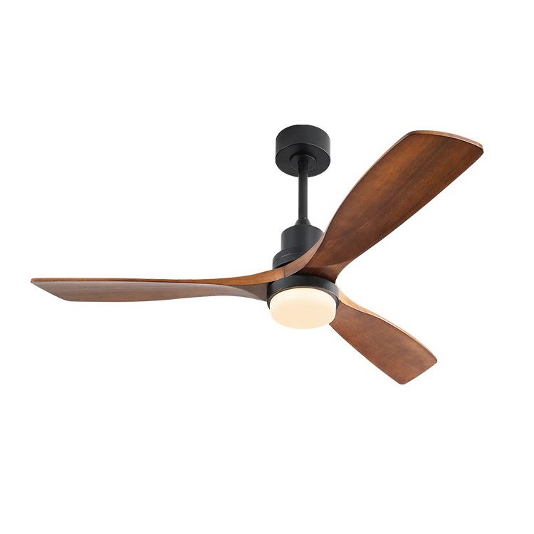 USA in Stock 52 Inch Ceiling Fan Bedroom Stylish Ceiling Fan Modern Smart Ceiling Fan with Light Remote Control