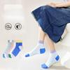 Female Spring and Summer New Cotton Match Color Soft Comfortable Breathable Fashion Leisure Sports Tube Socks