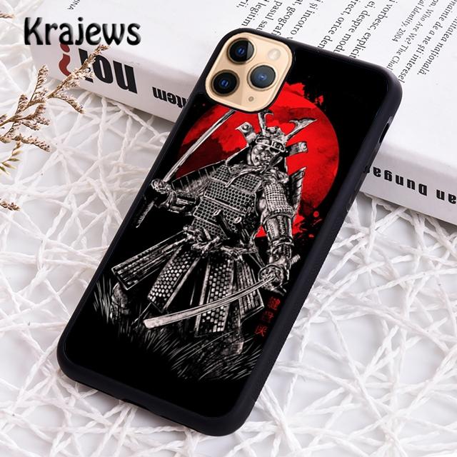 Krajews Япония Самурайское искусство Мягкий чехол для телефона Cover Для iPhone 17 Air 16 15 14 plus 11 12 13 pro max Plus coque Fundas