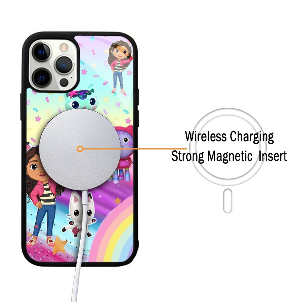 Милый G-Gabbys D-Dollhouse Promax Магнитный Для iPhone 17 16 14 13 12 11 15 Pro Air Max Plus Чехол для телефона Беспроводная зарядка