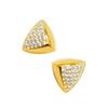 TARI MACOI [S by Tari] Triangular Volume Earrings - Yellowgold