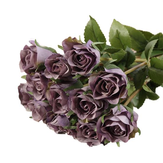 12шт искусственный цветок розы ручной работы домашний декор для свадебной вечеринки подарок на день Святого Валентина