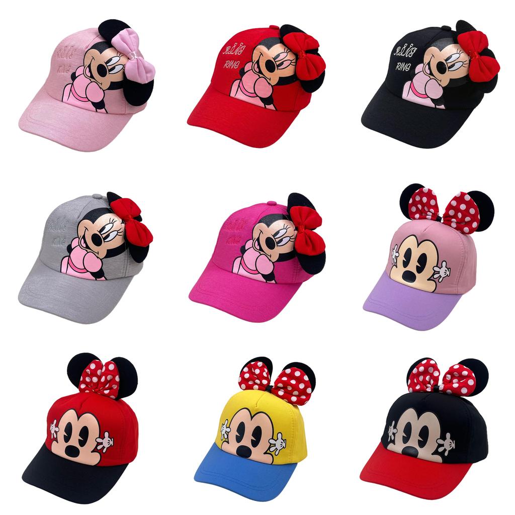 Mickey Mouse Duckbill Hat With Sunshade For Childrens Outdoor Activities And Casual Wear