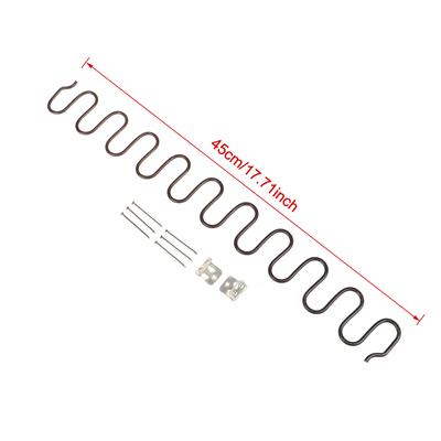 Сменная пружина для дивана и стула с зажимами, длина 45/50/60/65/70 см