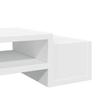 Monitor Stand with Storage Space White 100 x 27 x 15 cm Wood Based Material