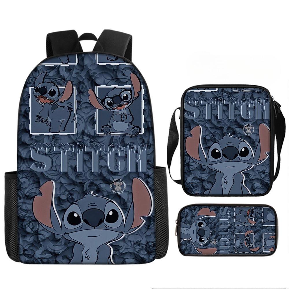 Школьный рюкзак Disney Стич из Оксфордской ткани, легкий, дышащий, для детей