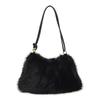 Plush Faux Fur Tote Bag For Daily Use With Soft Texture And Stylish Design