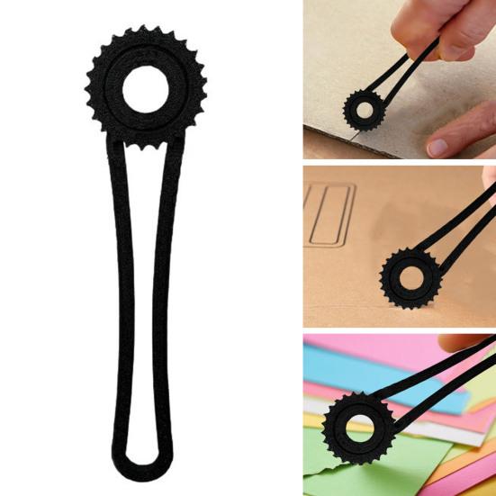 Картонный дырокол Сверхпрочный Пластиковый Ручной Картонный Дырокол Перфоратор Резак Инструмент для Биговки Портативный Профессиональный Бумажный Картонный Разметочный Ролик