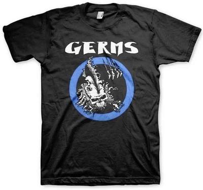 Новая Оригинальная Футболка The Germs GI Mohawk Skull Ripper Punk Black Flag