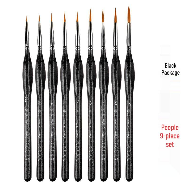 Wei Zhuang G130 Weasel Hair Watercolor Brush for Fine Outlining