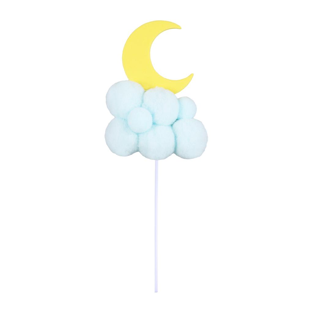 Beautiful Clouds Cake Topper For Birthday Party Decor Cake Decoration Happy Birthday Cupcake