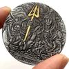 Greek and Ancient Egyptian Pyramid Sun God Commemorative Medal Magic Sky Illumination Trident Nickel Ancient Silver Coin Commemorative Coin