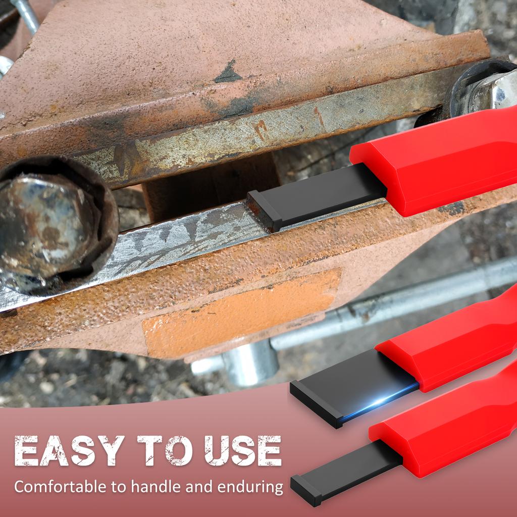 Набор карбидных скребков 2 шт. Скребок карбидный для удаления ржавчины Инструмент для удаления прокладок, нагара, лака, клея, бетона, ракушек