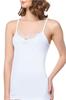 Women's String Strappy Lace Undershirt 100% Cotton Undershirt 