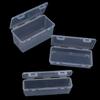 1Pc Storage Organizer Box Large Capacity Plastic Pencil Box Stackable Translucent Clear Pen Box Office Supplies