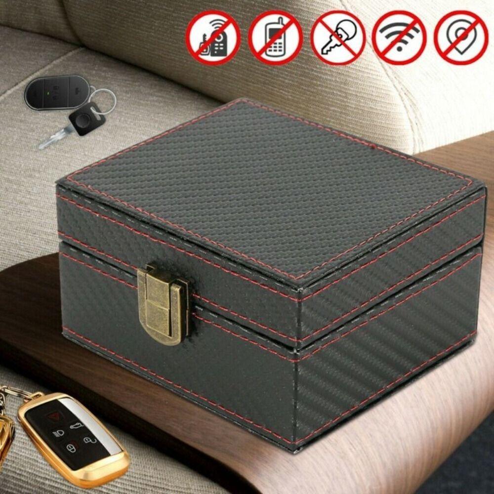 Key Fob Protector Signal Blocker Anti-Theft Signal Blocker Cage RFID Box Faraday Box Mobile Phone