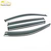 Fits 18 Komic Models: 3D Stainless Steel Rain Deflector & Sun Visor Trim Sticker