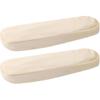 2 PCS Universal Replacement Car Front Seat Armrest Covers, Soft Elastic Breathable Fabric, Easy Installation, Protects from Scratches and Stains,