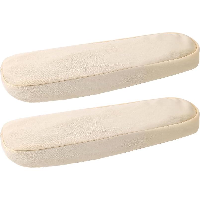 2 PCS Universal Replacement Car Front Seat Armrest Covers, Soft Elastic Breathable Fabric, Easy Installation, Protects from Scratches and Stains,