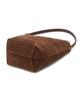 Athe Vanessabruno [Panier] Dark Brown Suede Panier Bucket Bag S Aaba5F206W3