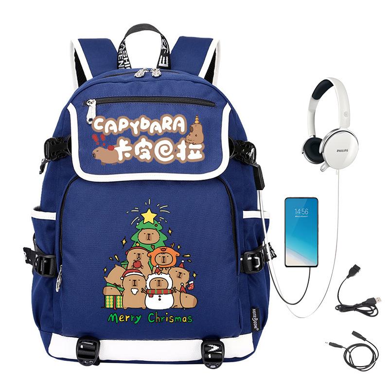 Creative Trend Printing Casual Children'S Schoolbag Large-Capacity Primary And Secondary School Student Backpack